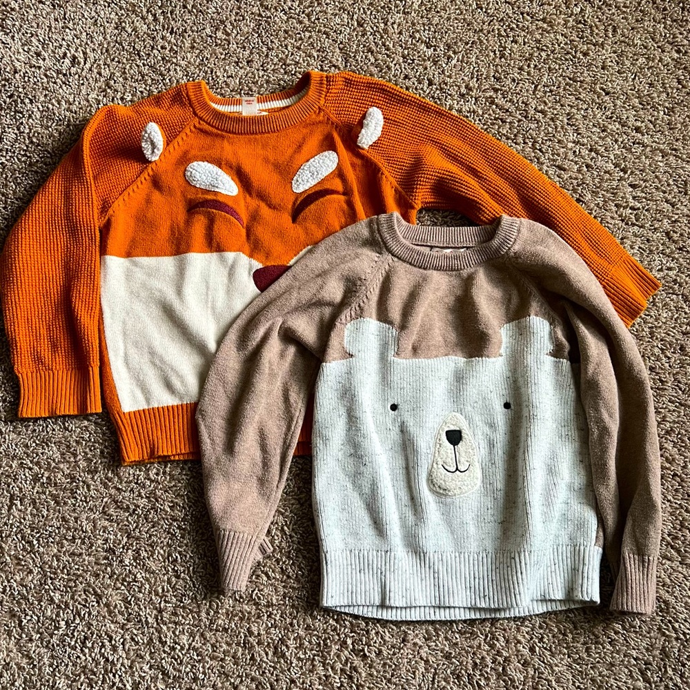Toddler boys Set of two sweaters